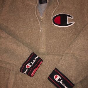 RARE CHANCE THE RAPPER CHAMPION FUZZY HOODIE!!